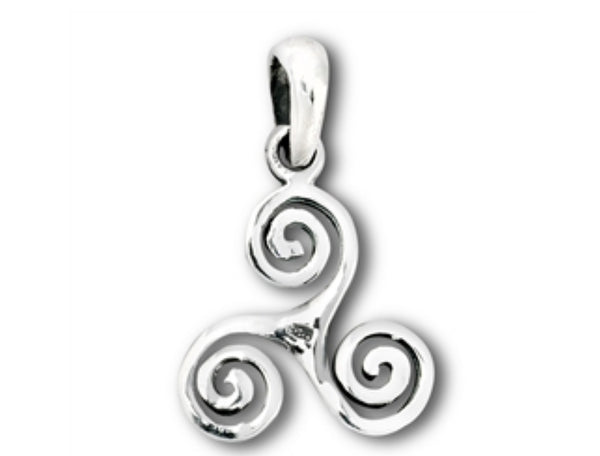 Sterling Silver Celtic Triskelion Pendant